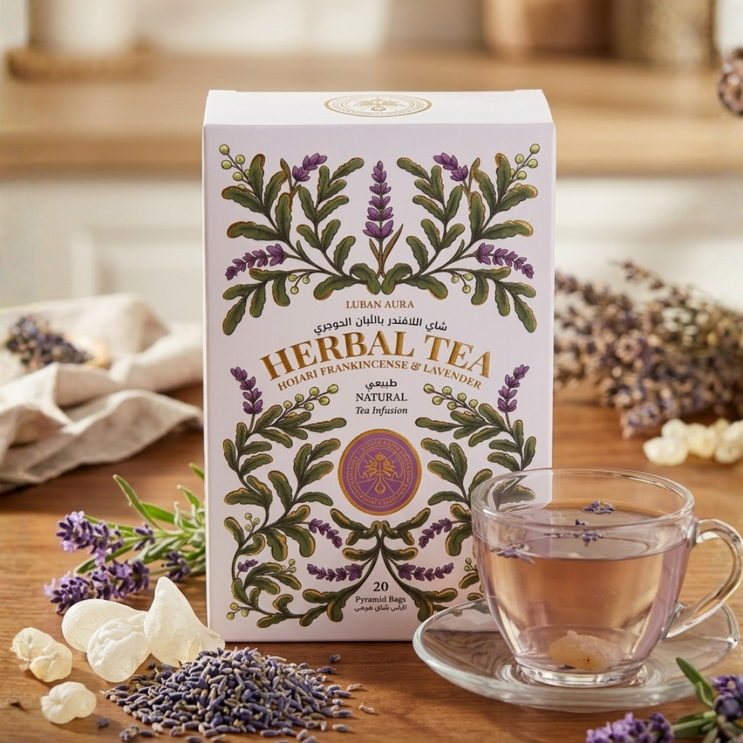 hojari frankincense & lavender tea hojari frankincense & lavender tea